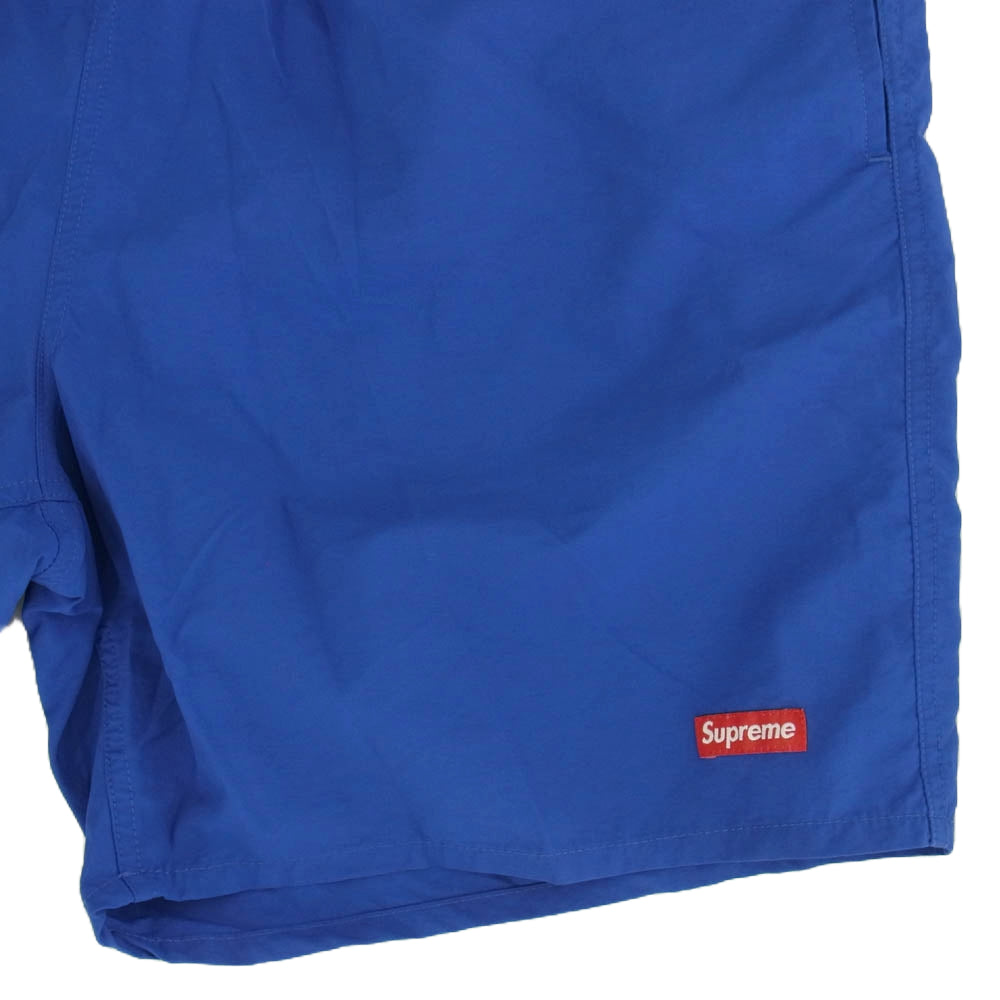 Supreme シュプリーム 23AW SMALL BOX LOGO スモール ボックス ロゴ ナイロン ショート パンツ ハーフパンツ ブルー系 L【中古】