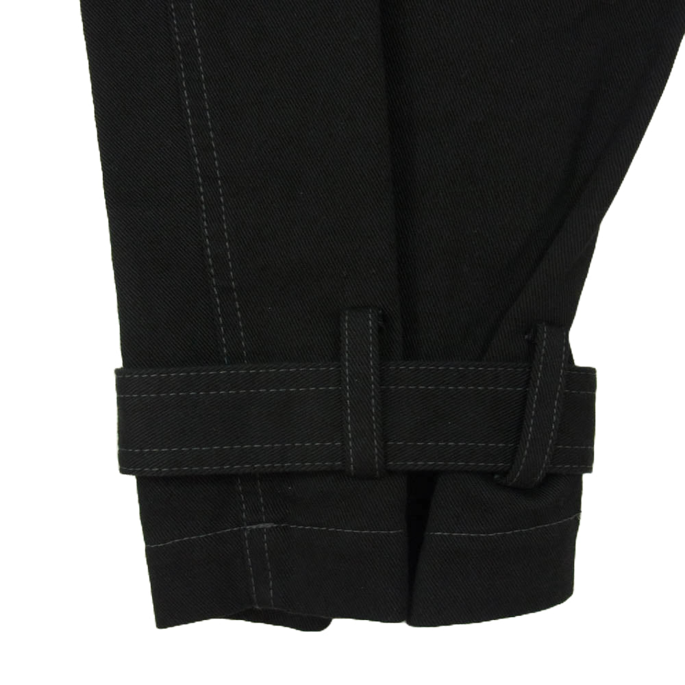 Yohji Yamamoto ヨウジヤマモト S'YTE サイト UY-P15-003 COTTON DRILL CARGO PANTS WITH BELTED HEMS コットン カーゴパンツ ブラック系 3【新古品】【未使用】【中古】