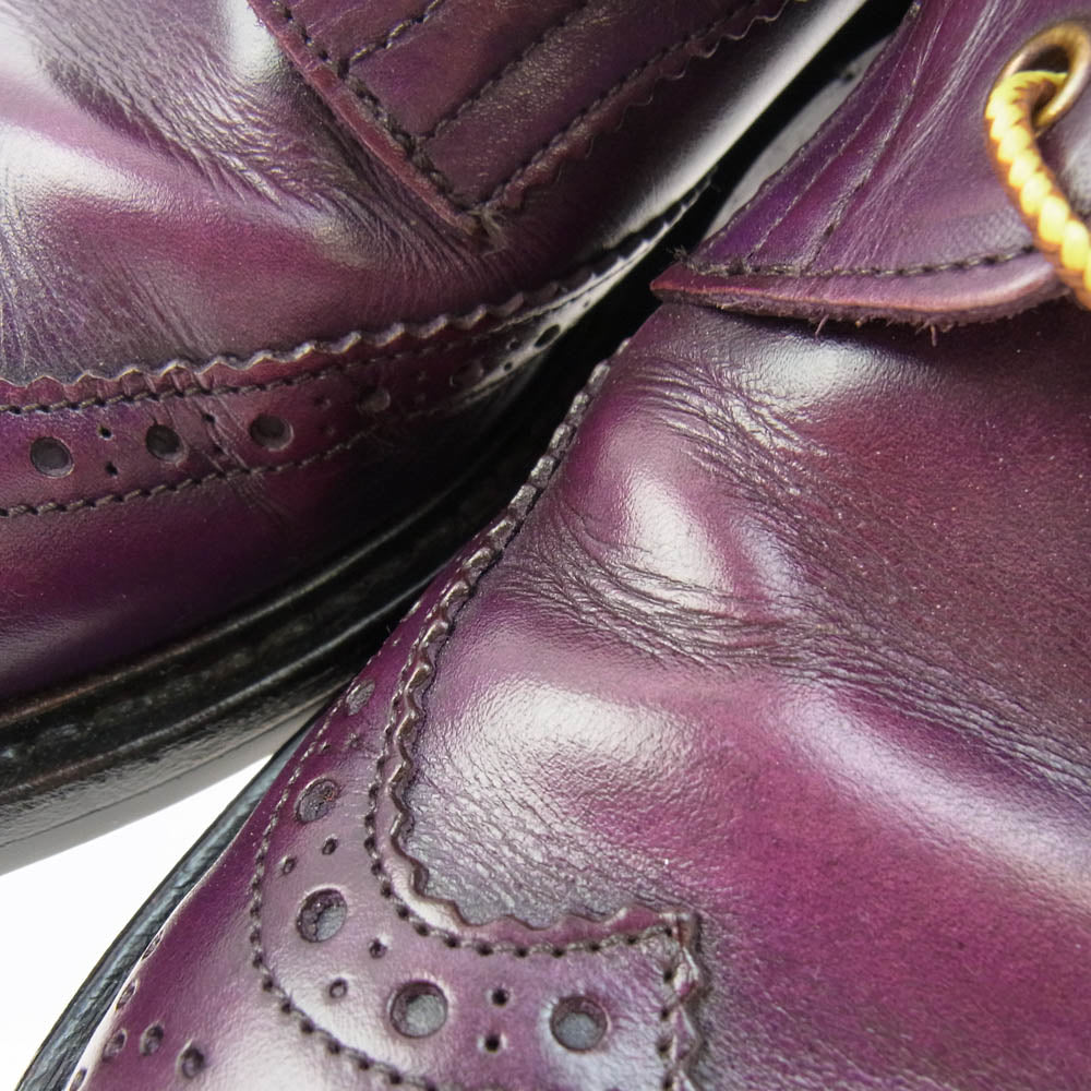 Tricker's トリッカーズ M2508 MALTON モールトン カントリーブーツ コマンドソール ワインレッド系 実寸26.5cm【中古】