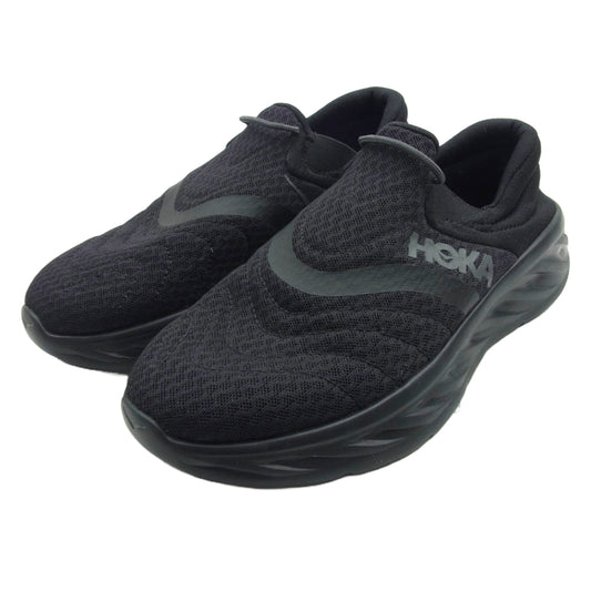 HOKA ONE ONE ホカ オネオネ FE1221E ORA RECOVERY SHOE 2 オラ リカバリー シューズ ローカット スニーカー ブラック系 26cm【極上美品】【中古】