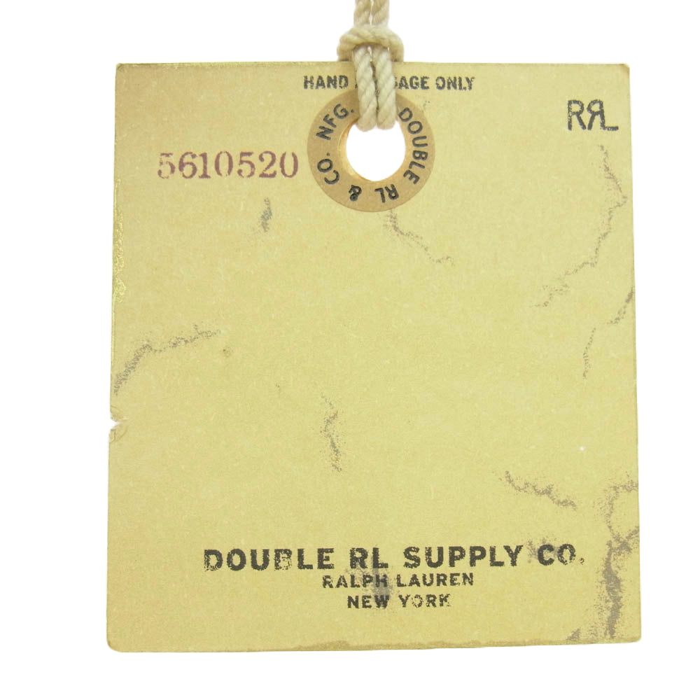 RRL ダブルアールエル 23499-001 型押し レザーベルト ブラウン系 36【中古】