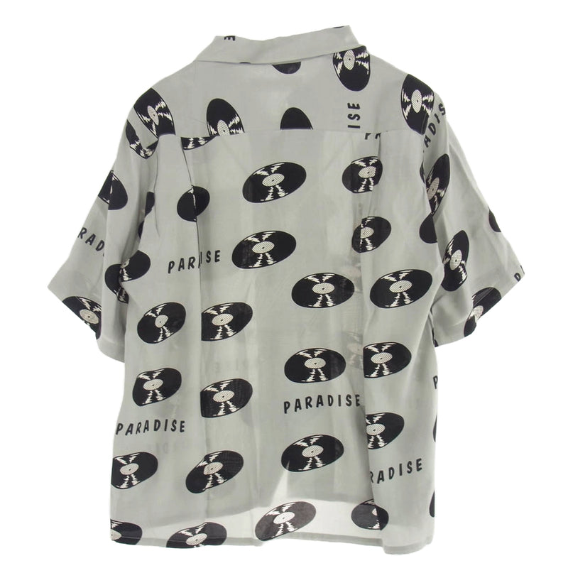 WACKO MARIA ワコマリア RECORDS HAWAIIAN SHIRT S/S ディスク 総柄