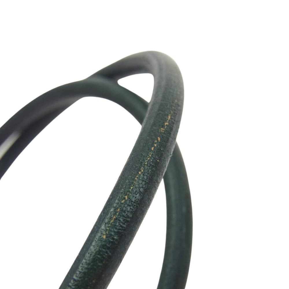 GARNI ガルニ シルバー925フック 3連 レザー ブレスレット ブラック系 シルバー系【中古】