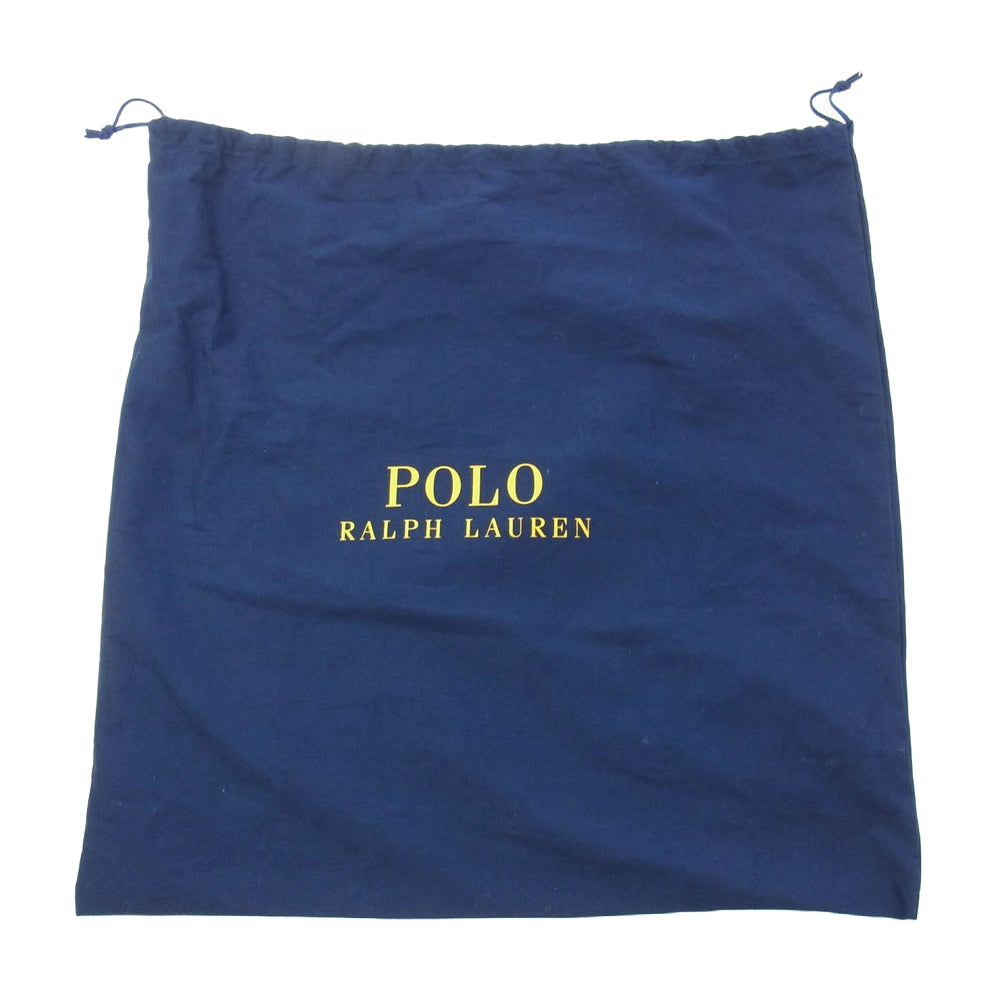 POLO RALPH LAUREN ポロ・ラルフローレン Big Pony ミディアム トート バッグ ブラウン系【中古】
