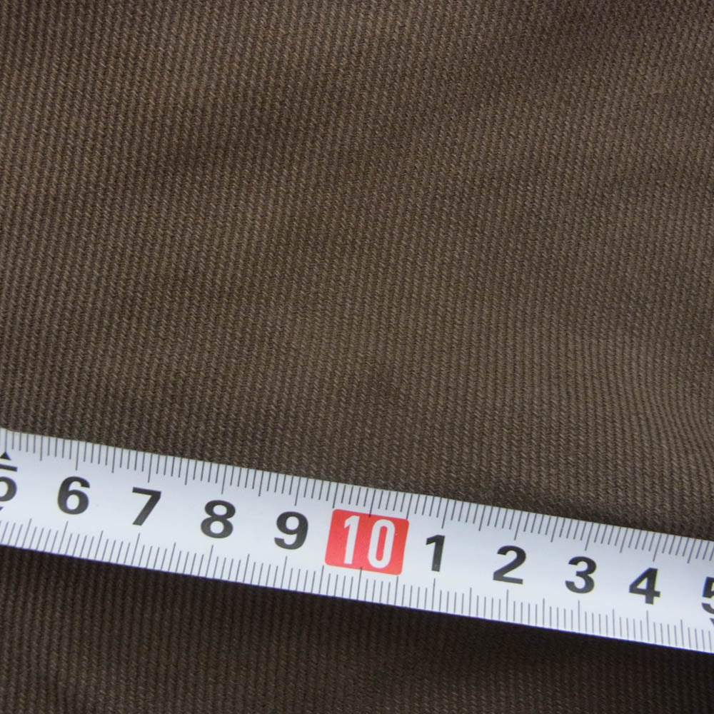GERUGA ゲルガ GR-P-151 REGULAR SLIM PANTS HEAVY CHINO レギュラー スリム パンツ ブラウン系 W35【中古】
