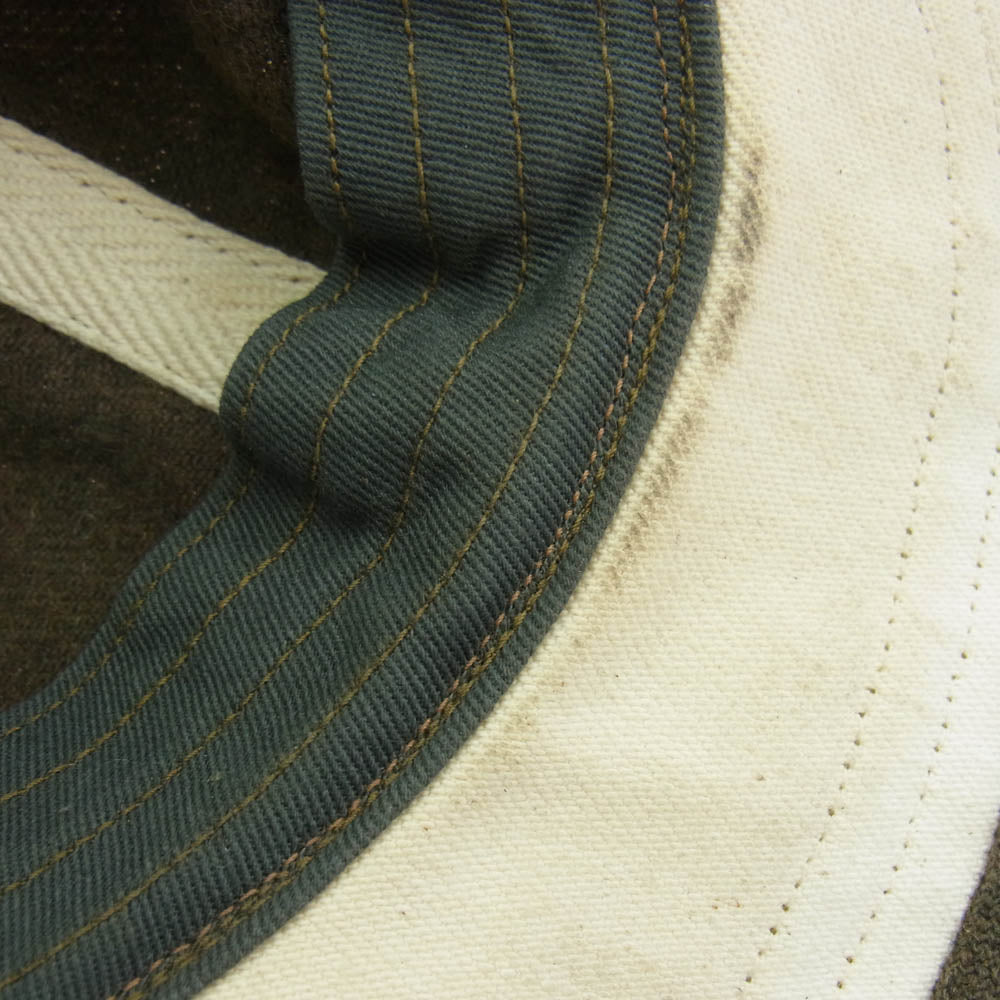 GERUGA ゲルガ GR-CA-06 ARMY TWEED CAP アーミー ワーク キャップ ブラウン系【中古】