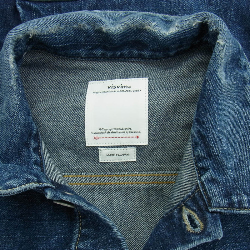 VISVIM ビズビム 25ss '0125105006003 SS 101X JKT DMGD-1010 ダメージ