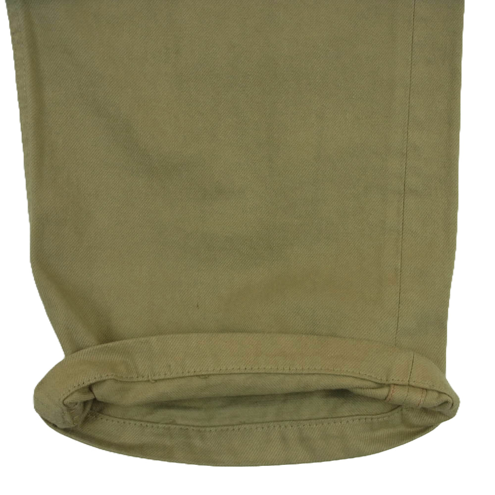 MINEDENIM マインデニム WPS-701-50 F.Work Denim PS 1タック デニム ワーク パンツ ベージュ系 11【中古】