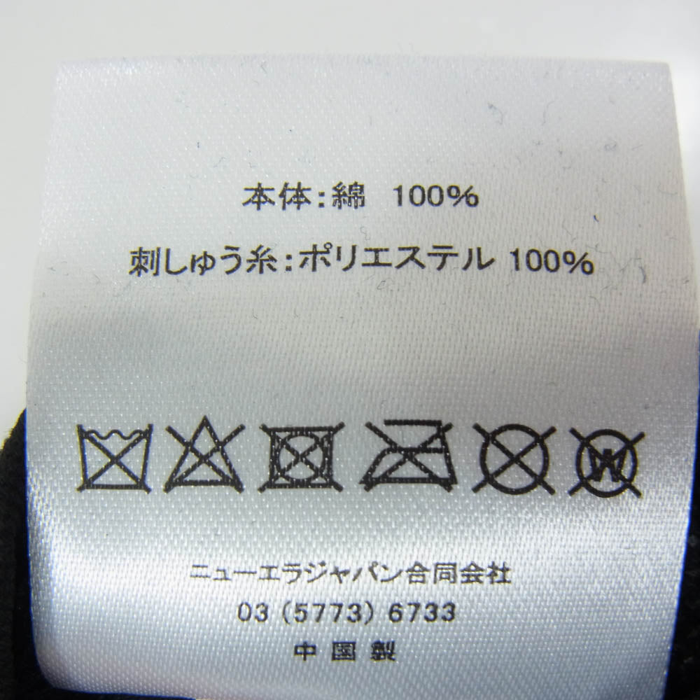 WACKO MARIA ワコマリア 24AW 24FW-WMA-CP03 × NEW ERA ニューエラ ロゴ刺繍 キャップ 帽子 ブラック系【美品】【中古】
