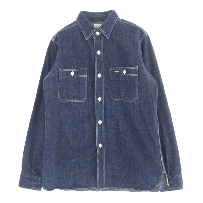 Werehouse ウェアハウス　デニムシャツ濃紺　美品　size:36 ウエアハウス WAREHOUSE デニムシャツ 36 【公式通販】
