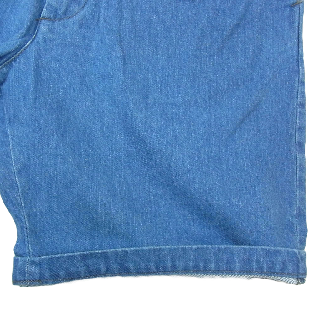 WTAPS ダブルタップス 211WVDT-PTM06 SHORTS COTTON DENIM タック コットン デニム ショーツ インディゴブルー系 X01【新古品】【未使用】【中古】