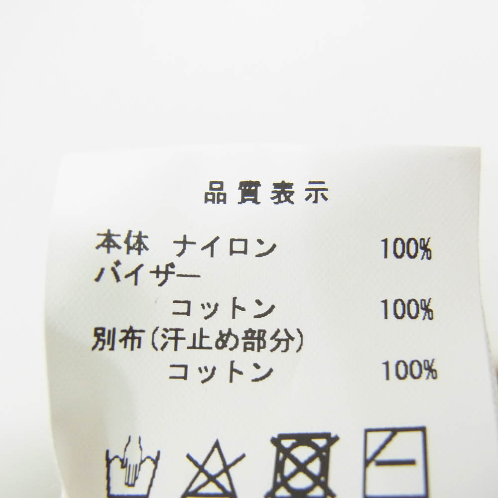 DESCENDANT ディセンダント 242HCDS-HT01 BOX 6PANEL ボックスロゴ パネル フラッグ 刺繍 キャップ カーキ系 F【新古品】【未使用】【中古】