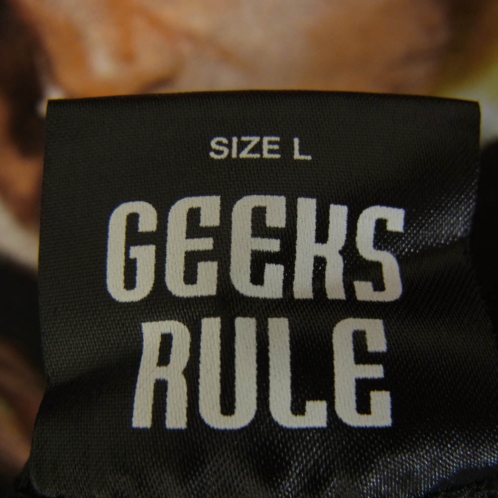 GEEKS RULE ギークスルール × STAR WARS スターウォーズ The Phantom Menace EPISODE 1 Tee ザファントム メナス エピソード 半袖 プリント Tシャツ ブラック系 L【新古品】【未使用】【中古】