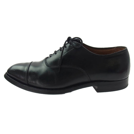 ALDEN オールデン 907 Balmoral Cap Toe Ox 内羽根 革靴 ストレートチップ レザー ビジネス シューズ ブラック系 7【中古】