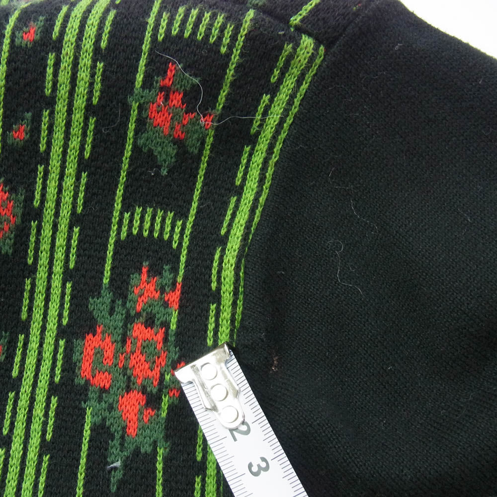 ティー 22SS TTT-2022SS-KT02 Flower Jacquard Knit Cardigan フラワー ジャガード ニット カーディガン マルチカラー系 L【中古】