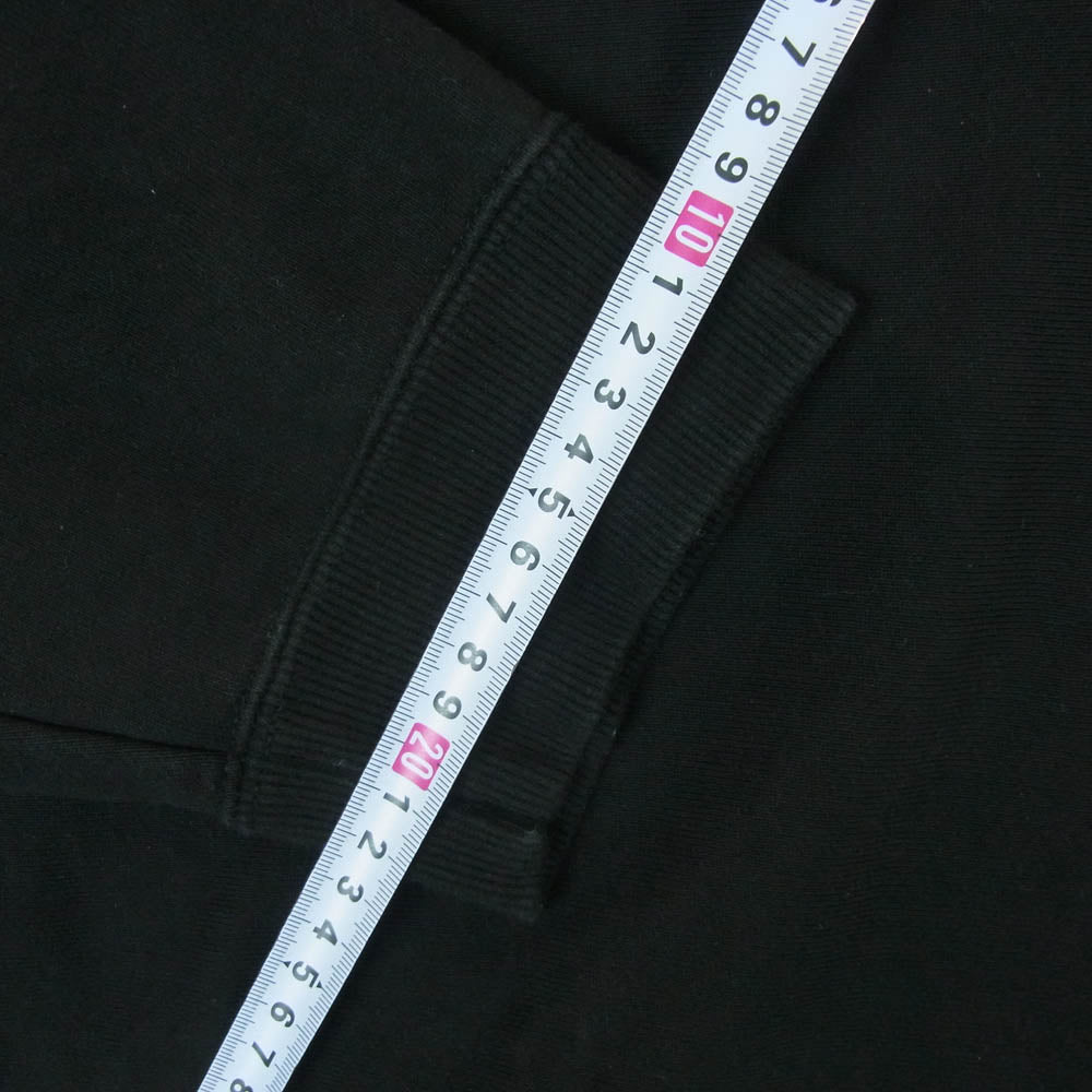 MIHARA YASUHIRO ミハラヤスヒロ I12PO502 French Terry Pullover Sweatshirt フレンチテリー プルオーバー スウェット ブラック系 50【中古】