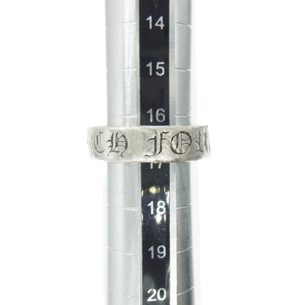 CHROME HEARTS クロムハーツ(原本無) 6mm SPACER FOREVER スペーサー フォーエバー リング シルバー系 17号【中古】