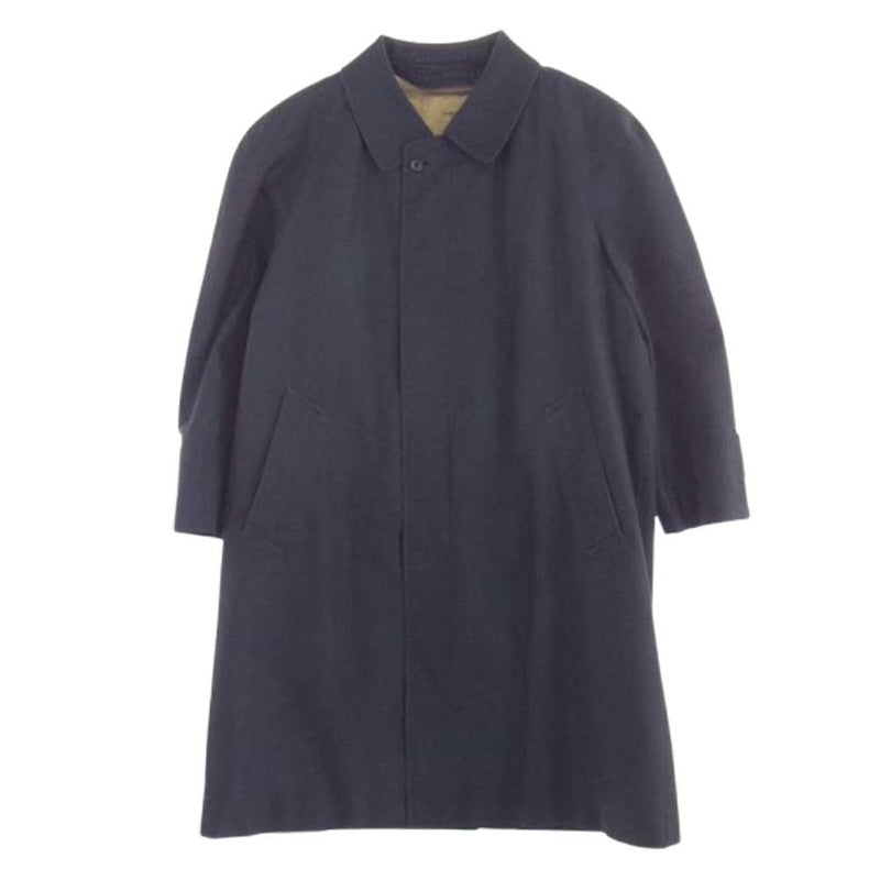 アクアスキュータム Aquascutum コート ダークネイビー レディース Aquascutum ステンカラーコート ブラック サイズ36 アクアスキュータム