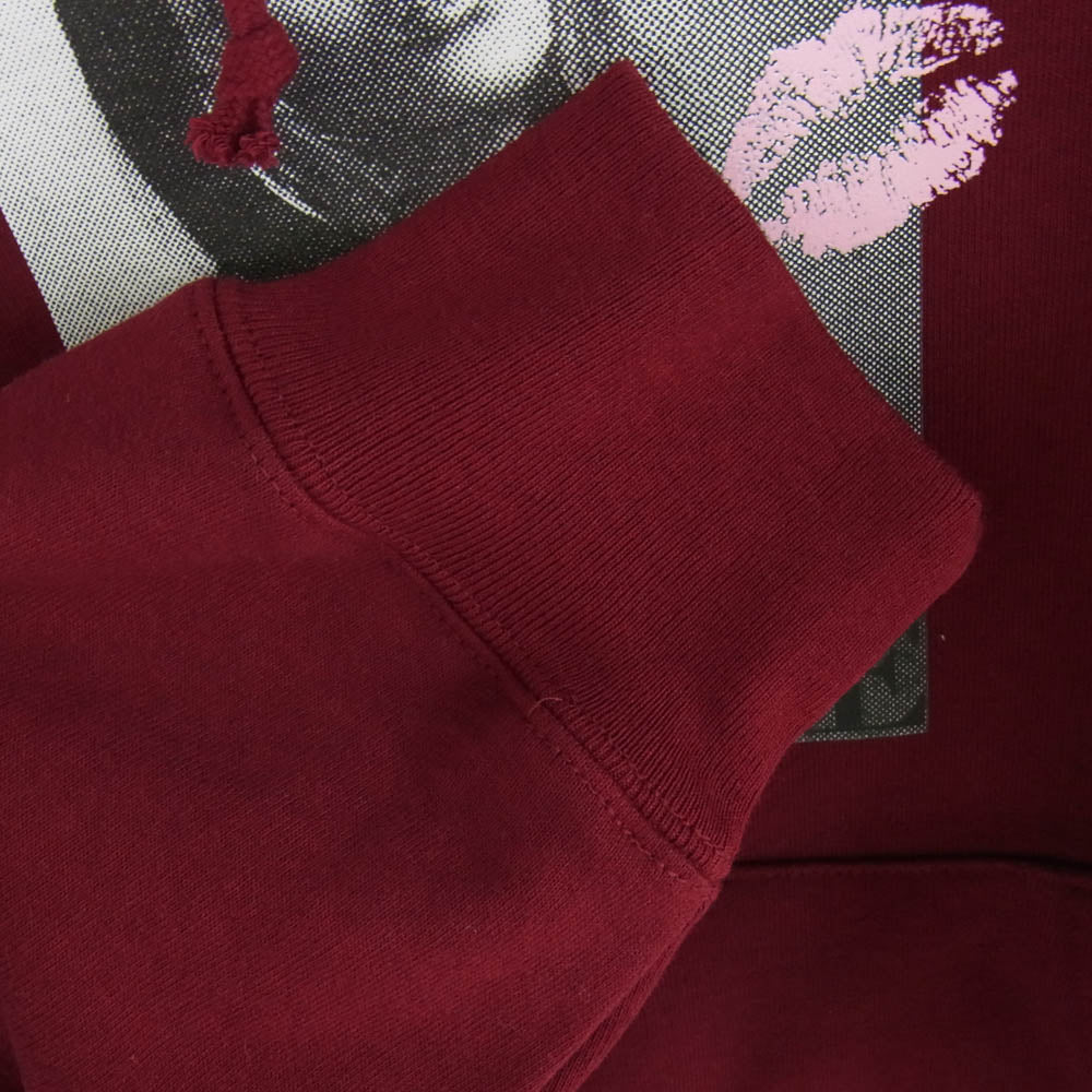 Supreme シュプリーム 24AW Kate Moss Hooded Sweatshirt ケイト モス フーディー スウェットシャツ パーカー ワインレッド系 M【美品】【中古】