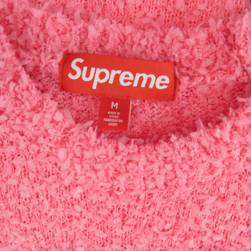 Supreme シュプリーム 25SS Textured Arc Sweater Pink テクスチャード