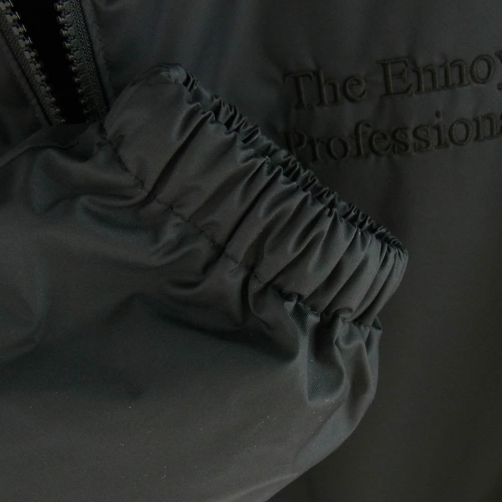 The Ennoy Professional ザ エンノイ プロフェッショナル 24AW AW24BRENJK03LP Padded Jacket ロゴ刺繍 パデッド 中綿 ジャケット ブラック ブラック系 M【中古】