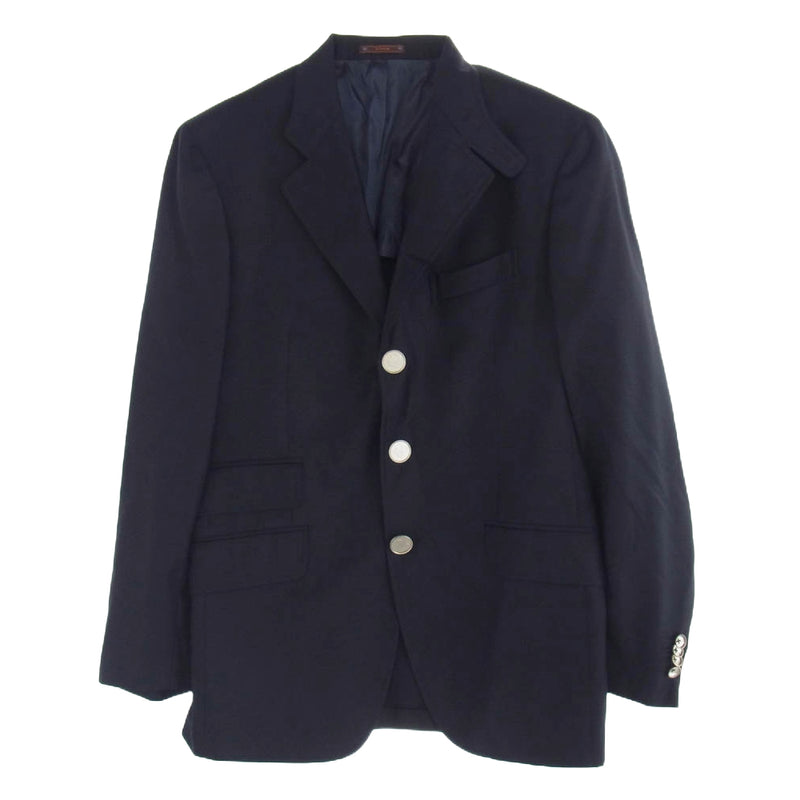 ETRO ネイビー テーラードジャケット