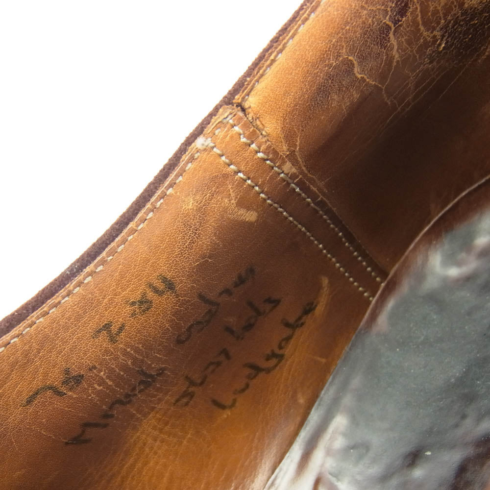 CHURCH'S チャーチ LUDGATE ルゲート スエード シューズ ブラウン系 7S【中古】