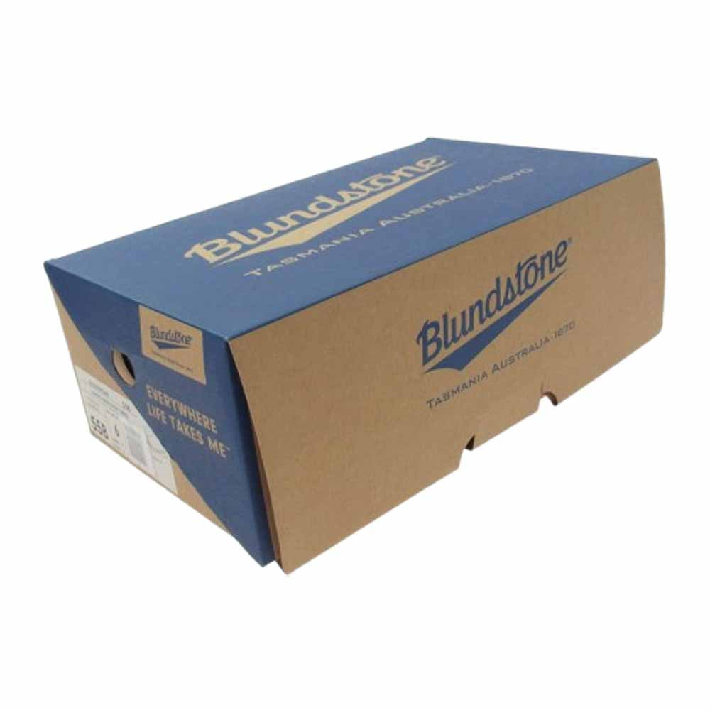 ブランドストーン 558 レザ― サイドゴアブーツ ブラック系 6【中古】