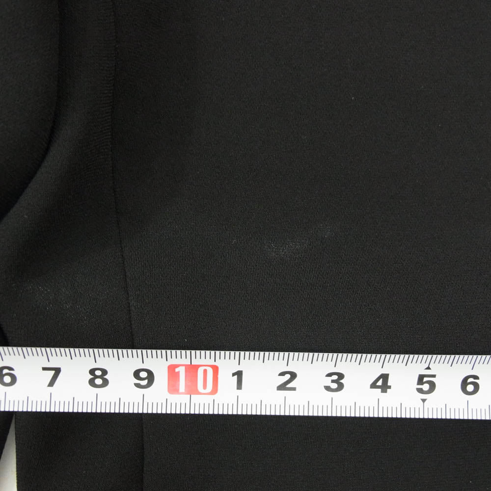 theory セオリー 01-1106402-050-698 CLASSIC CREPE サイドスリット ジョガー テーパード パンツ ブラック系 00【中古】