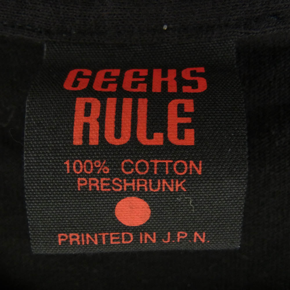 GEEKS RULE ギークスルール serial experiments lain レイン T-SHIRT vol.02 Tシャツ 半袖 ブラック系 XL【美品】【中古】