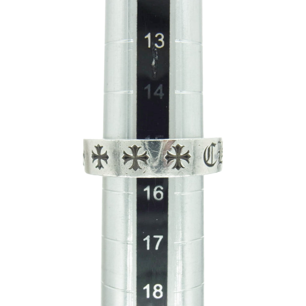 CHROME HEARTS クロムハーツ(原本無) 6mm SPACER FOREVER スペーサー フォーエバー リング シルバー系 15.5号【中古】
