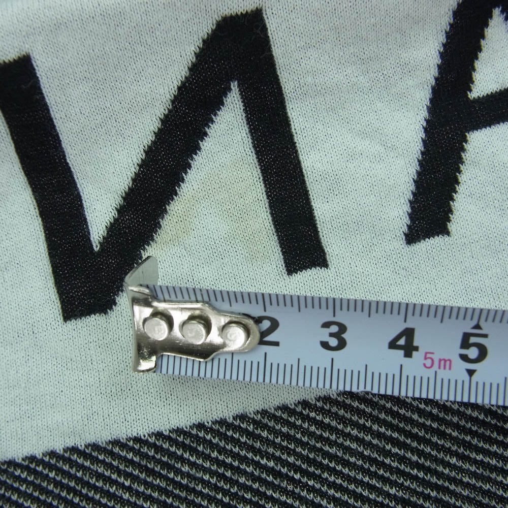 FUMITO GANRYU フミトガンリュウ FU2-CU-01 SEAMLESS SQUARE T-SHIRT シームレス 変形 ポンチョ Tシャツ カットソー ブラック系 ホワイト系 2【中古】