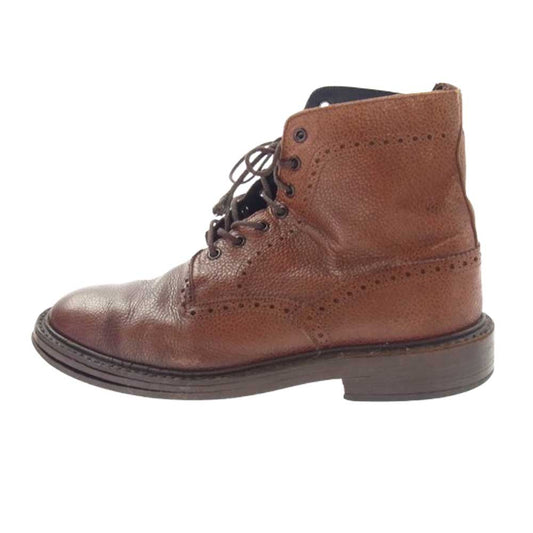 Tricker's トリッカーズ カントリー ブローグ レースアップ ブーツ ブラウン系【中古】