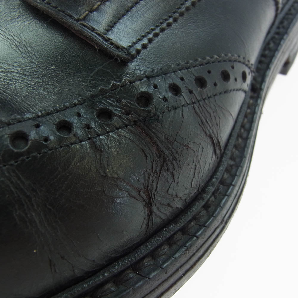 Tricker's トリッカーズ MALTON モールトン レースアップ レザー ブーツ ブラック系【中古】