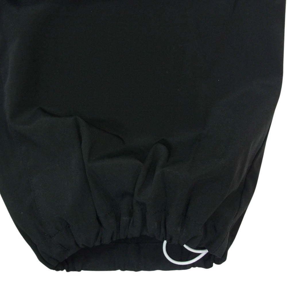 GRAPHPAPER グラフペーパー 23SS GM231-40026 Semi-Dull Poplin Track Pants 強撚コットン ポプリン トラックパンツ イージーパンツ ブラック系 1【中古】