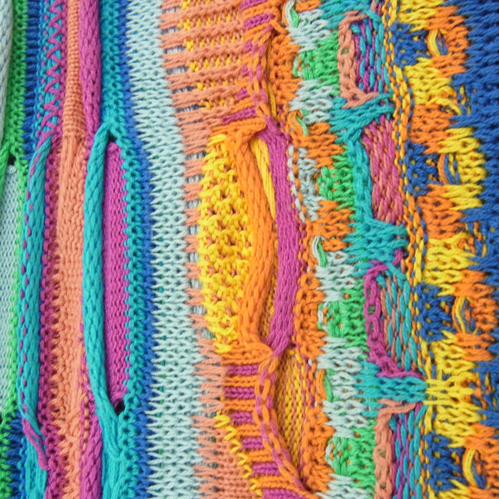 ヴィンテージ 90s COOGI クージー 3D コットン ニット セーター マルチカラー系 M【中古】