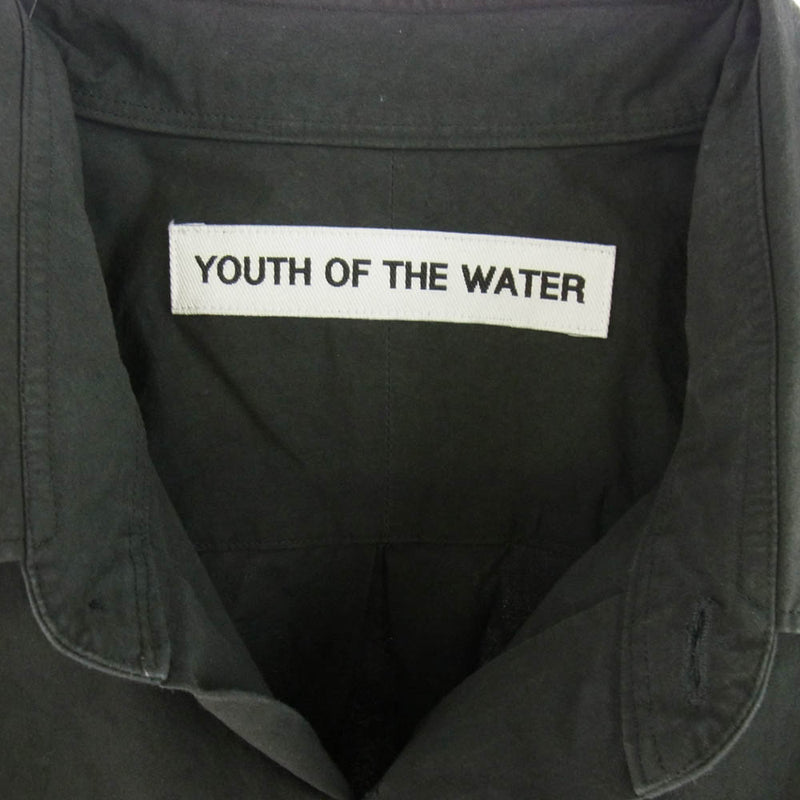 その他ブランド / youth of water/長袖シャツ/L/コットン/ブラック/無地 ユース オブ ザ ウォーター COTTON SHIRTS コットン 長袖 シャツ