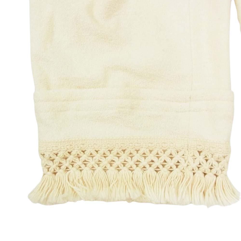 3.1 Phillip Lim パイル地 サイドライン フリンジ パンツ オフホワイト系【中古】