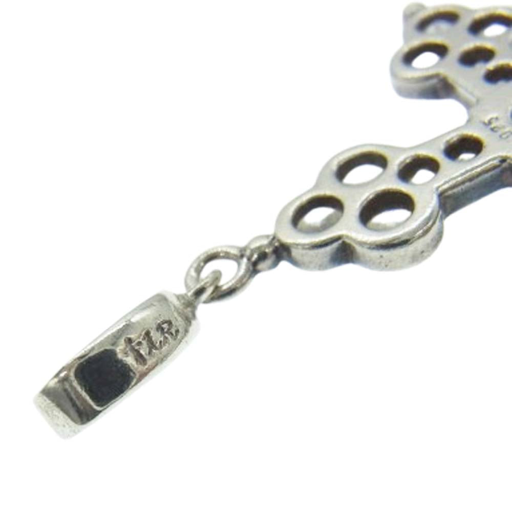 Loree Rodkin ローリーロドキン P055-886 LARGE GOTHIC CROSS PENDANT ラージ ゴシック クロス シルバー ペンダント ジルコニア シルバー系【中古】