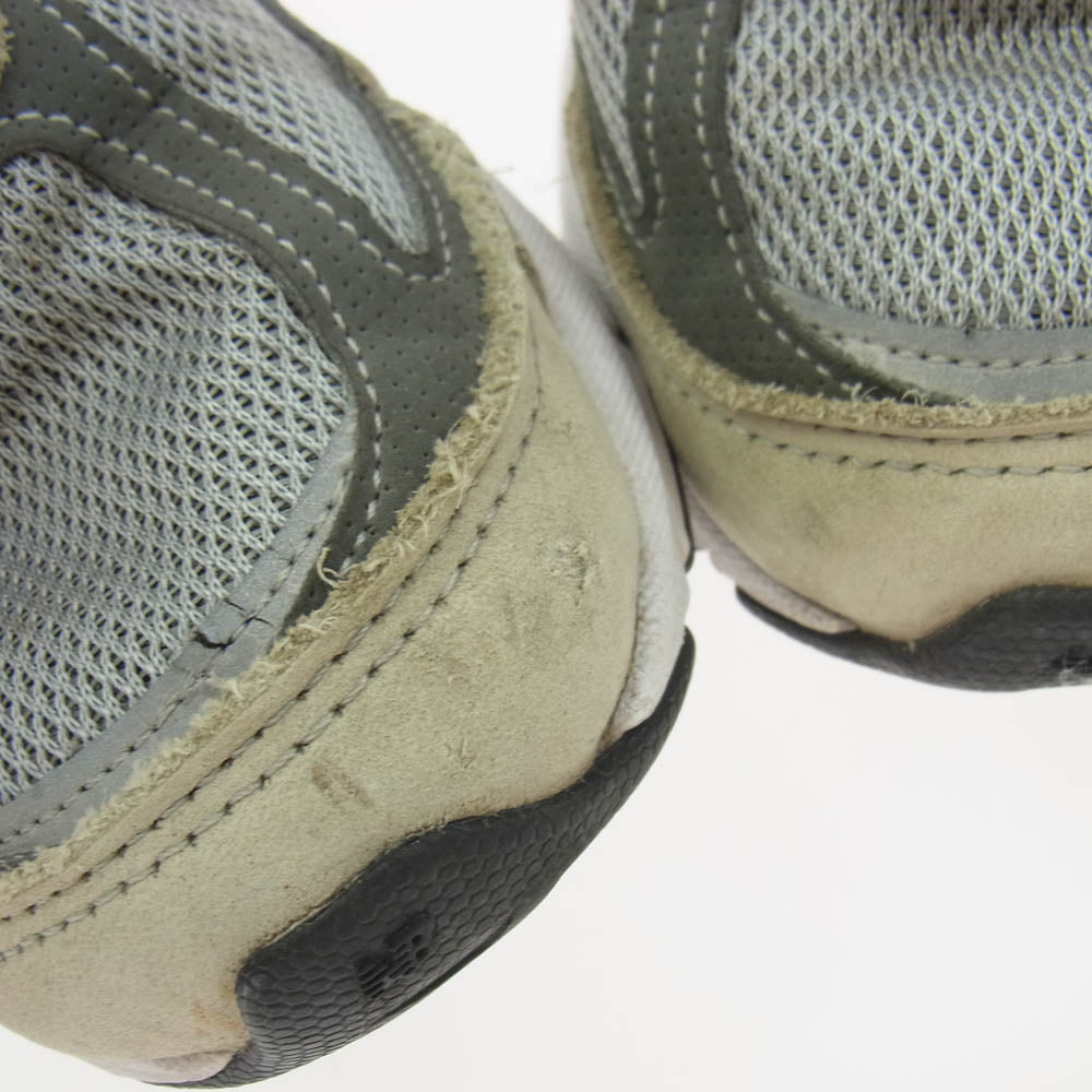 NEW BALANCE ニューバランス W990IG5 990v5 メッシュ ローカット スニーカー グレー系 24.5cm【中古】