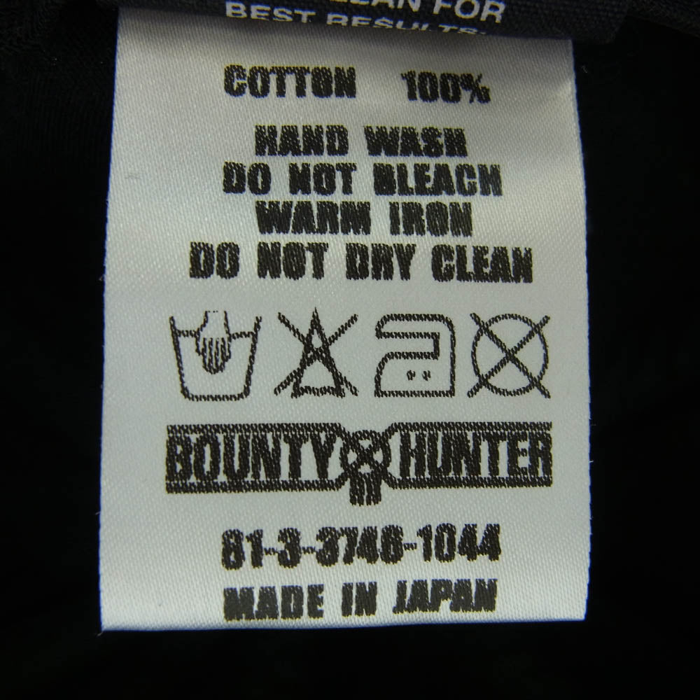 BOUNTY HUNTER バウンティーハンター 総柄 バケットハット 帽子 ブラック系 L【中古】