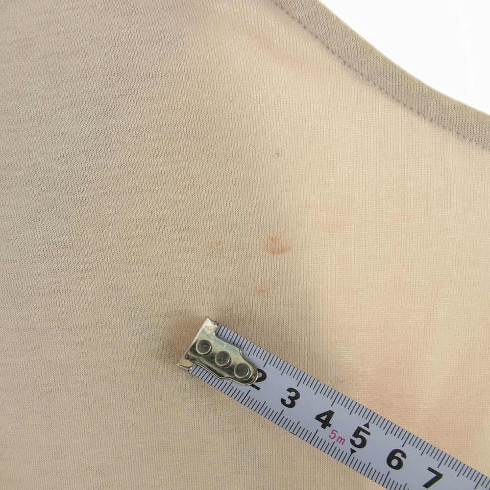 ワーシー WE121 スウェット ノースリーブ ワンピース オールイン ワン ベージュ系 F【中古】