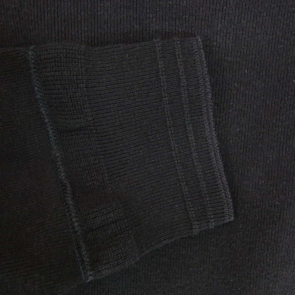TENDERLOIN テンダーロイン クルーネック リブ 長袖 カットソー ブラック系 XS【中古】