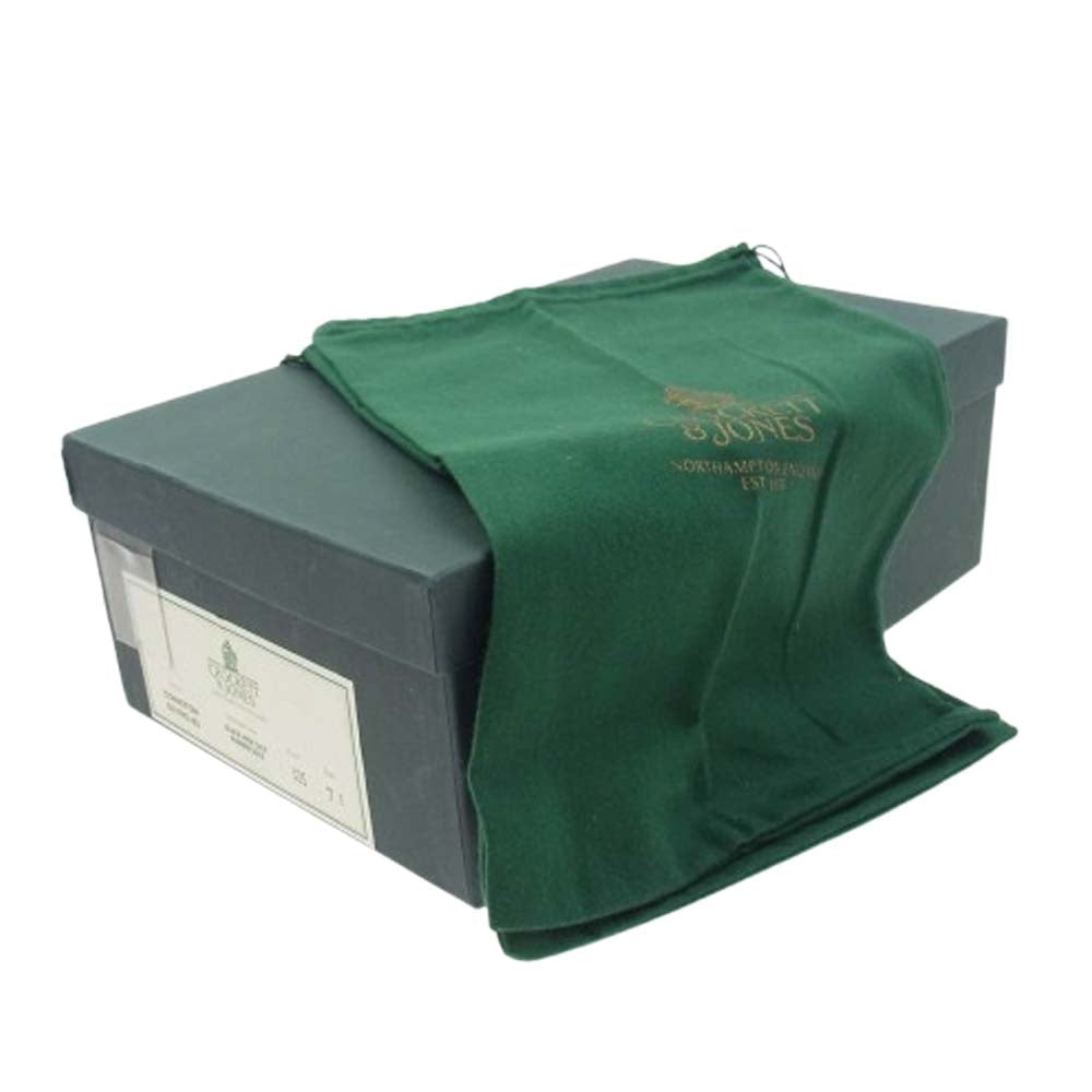 CROCKETT&JONES クロケットアンドジョーンズ CONISTON コニストン レースアップ ブーツ ブラック系 7E【新古品】【未使用】【中古】