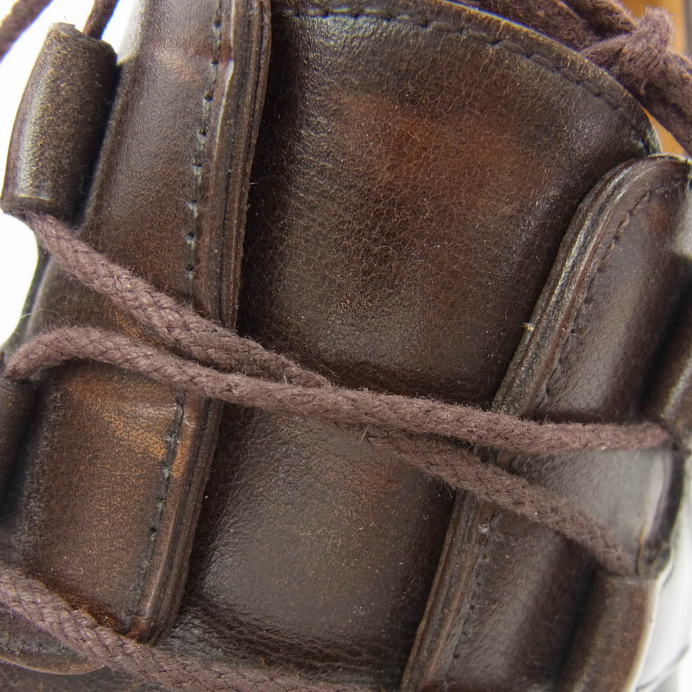 John Lobb ジョンロブ 8695 SADDLE レザー シューズ 革靴 ブラウン系 7.5E【中古】