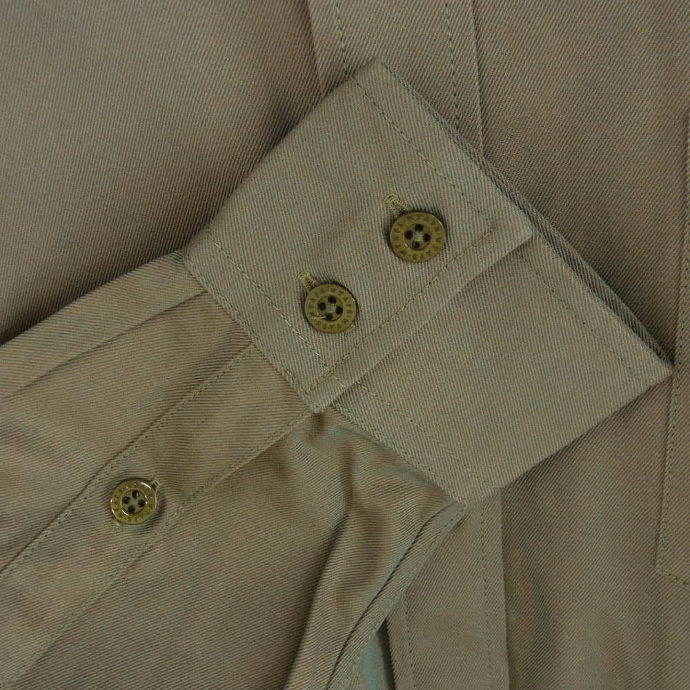 WTAPS ダブルタップス 20AW 202TQDT-SHM01 BD LS RAPO TWILL ボタンダウン 長袖 シャツ カーキ系 X 03【新古品】【未使用】【中古】