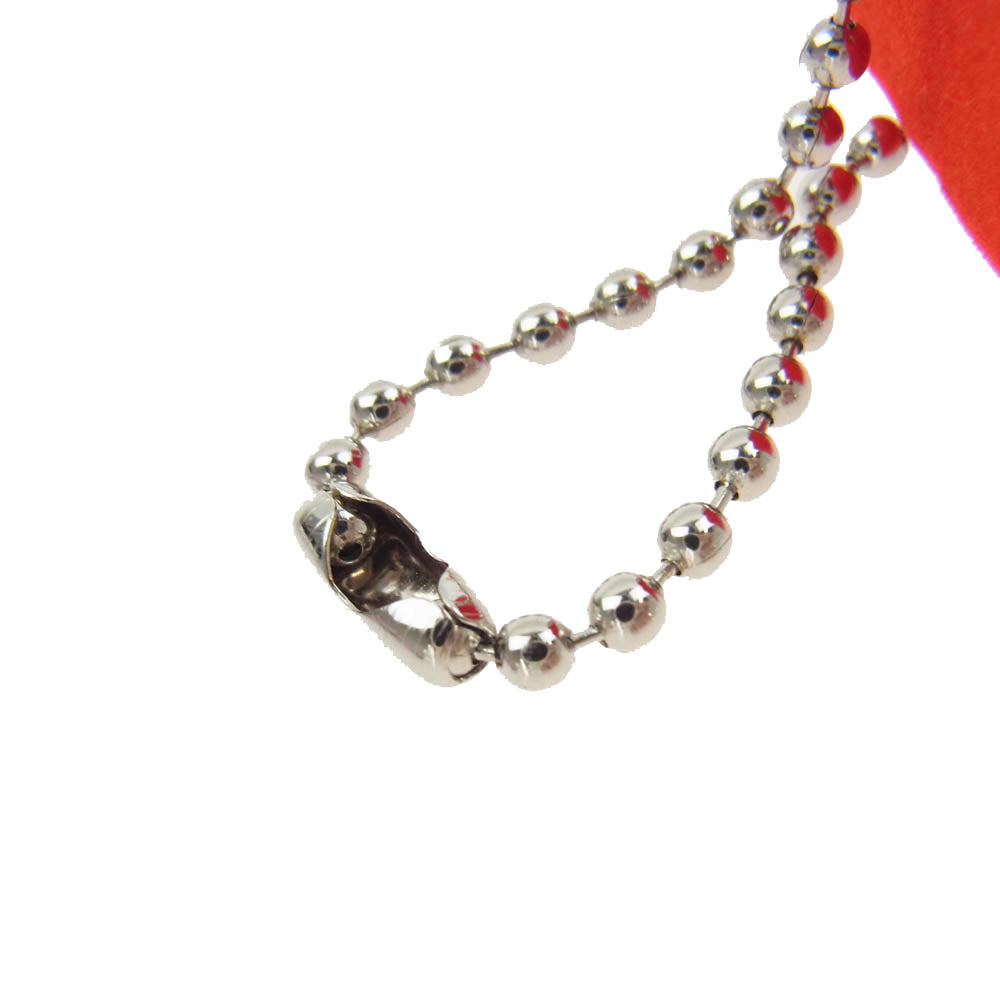 Supreme シュプリーム 11AW Flocked Puffy Keychain フロックド フロッキー パフィー パフィ キーチェーン レッド レッド系【新古品】【未使用】【中古】