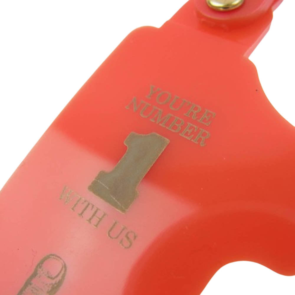 Supreme シュプリーム 11AW Number One Keychain ロゴ ナンバー1 キーチェーン レッド系【新古品】【未使用】【中古】