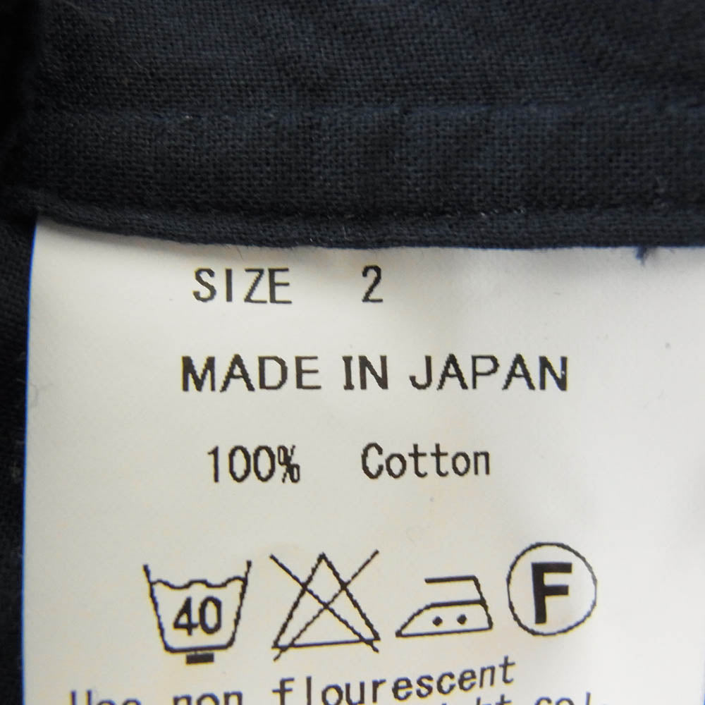 markaware マーカウェア A17A-17SH02B OPEN COLLAR SHIRTS オープンカラー シャツ ネイビー系 2【中古】