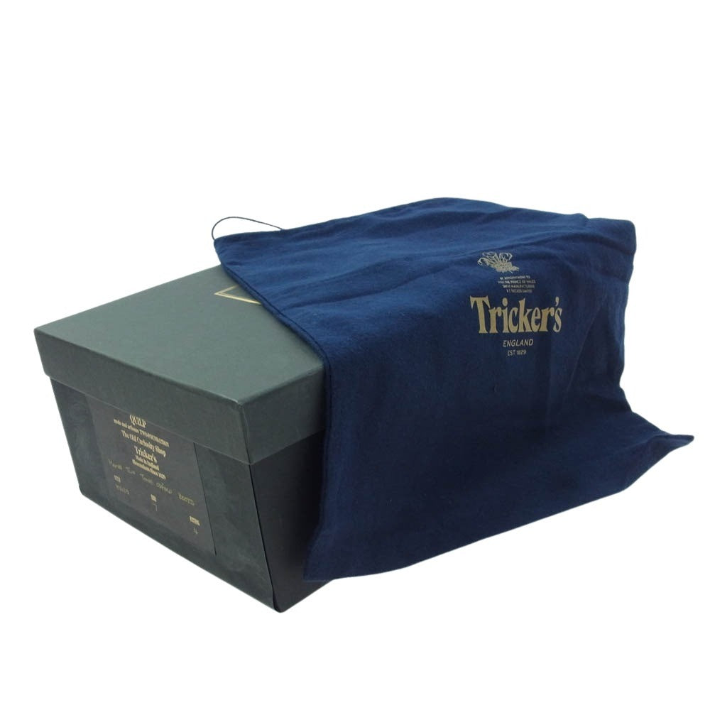 Tricker's トリッカーズ M7625 Two Tone Oxford Boots オックスフォード ブーツ ブラック系 7【中古】